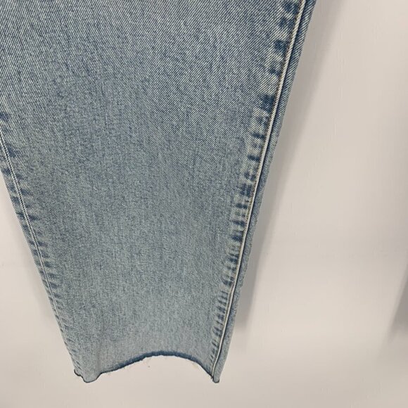 Le Jean Sabine high rise straight leg denim jean women distressed Venus new 31 - Picture 4 of 6